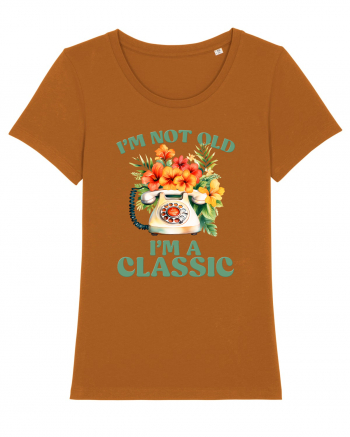 in stilul pop al anilor 80 - I am not old, I am a classic Roasted Orange