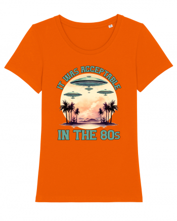 in stilul pop al anilor 80 - It was acceptable in the 80s Bright Orange