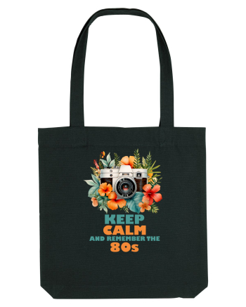 in stilul pop al anilor 80 - Keep calm and remember the 80s Black