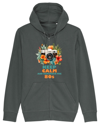 in stilul pop al anilor 80 - Keep calm and remember the 80s Anthracite