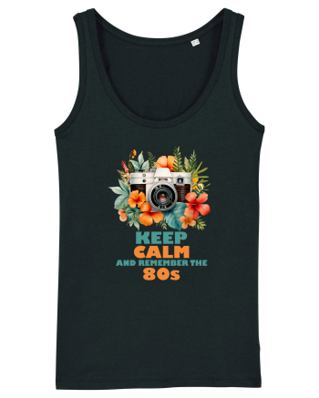 in stilul pop al anilor 80 - Keep calm and remember the 80s Black