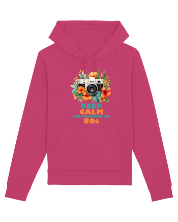 in stilul pop al anilor 80 - Keep calm and remember the 80s Raspberry