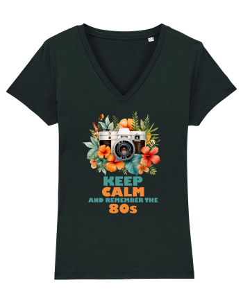 in stilul pop al anilor 80 - Keep calm and remember the 80s Black