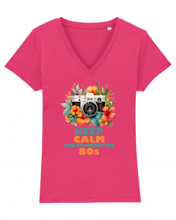 in stilul pop al anilor 80 - Keep calm and remember the 80s Raspberry