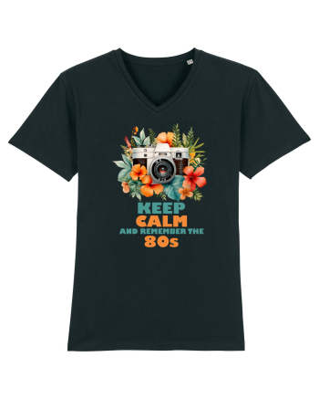 in stilul pop al anilor 80 - Keep calm and remember the 80s Black