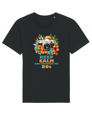 in stilul pop al anilor 80 - Keep calm and remember the 80s Black
