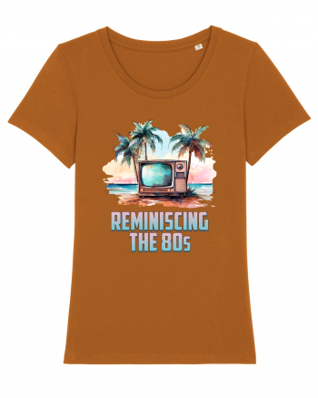 in stilul pop al anilor 80 - Reminiscing the 80s Roasted Orange