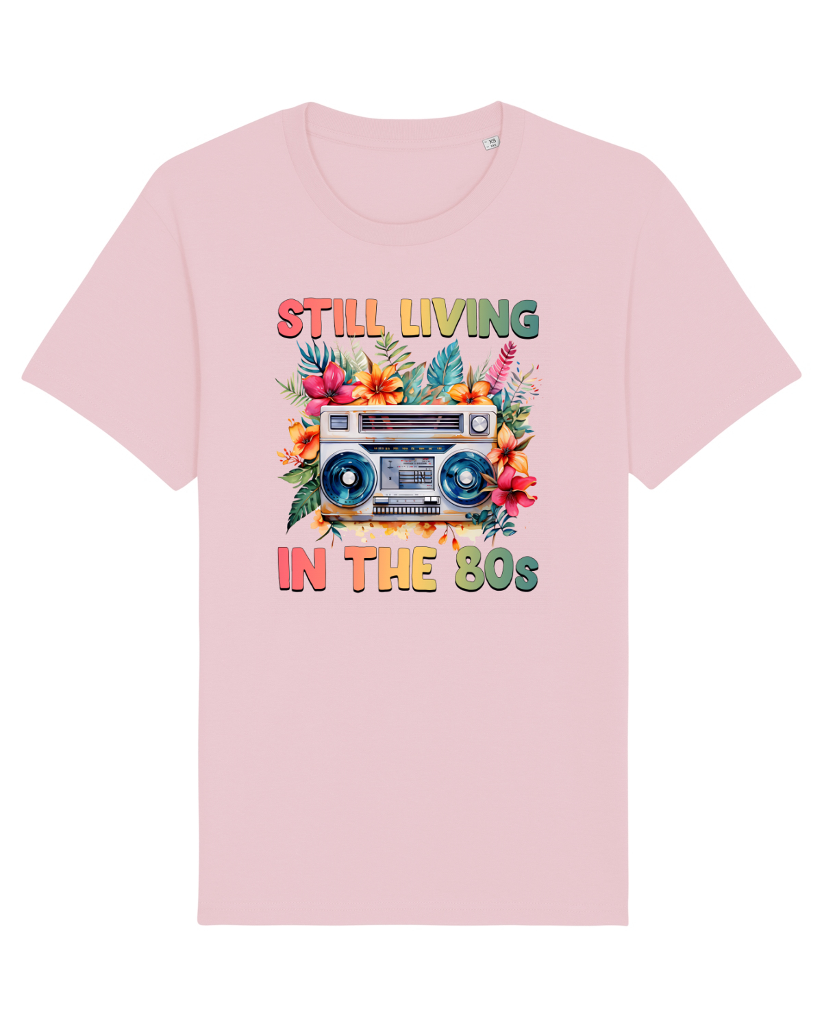 Tricou mânecă scurtă Unisex Rocker Cotton Pink