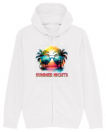 in stilul pop al anilor 80 - Summer nights Hanorac cu fermoar Unisex Connector