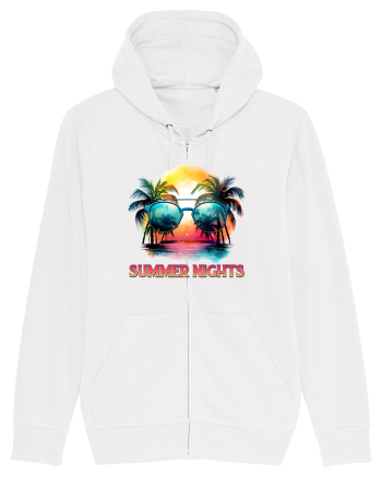 in stilul pop al anilor 80 - Summer nights White