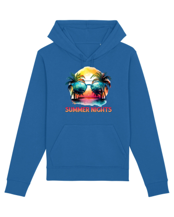 in stilul pop al anilor 80 - Summer nights Royal Blue