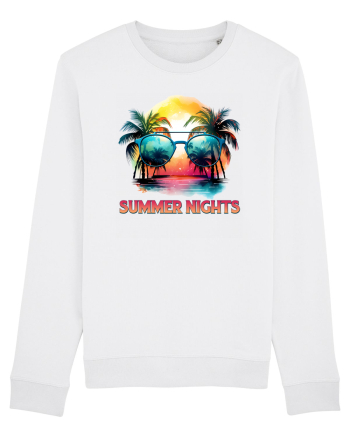 in stilul pop al anilor 80 - Summer nights White