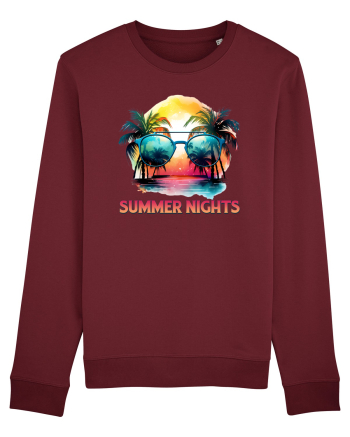 in stilul pop al anilor 80 - Summer nights Burgundy