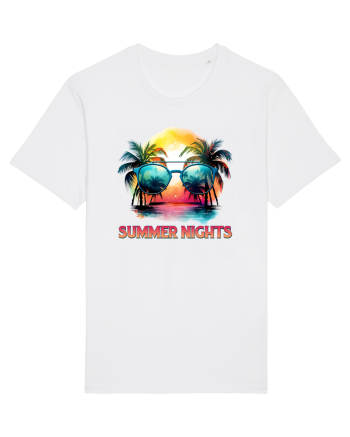 in stilul pop al anilor 80 - Summer nights White
