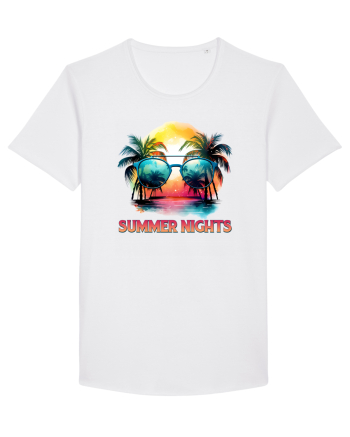 in stilul pop al anilor 80 - Summer nights White