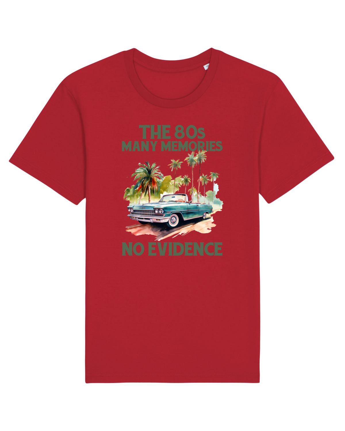 Tricou mânecă scurtă Unisex Rocker Red