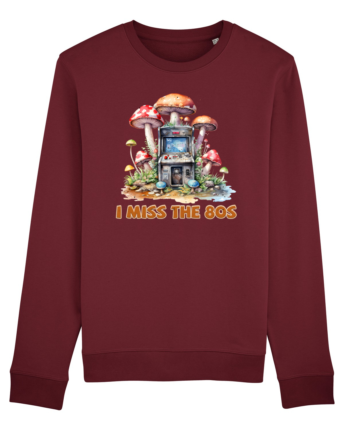 Bluză mânecă lungă Unisex Rise Burgundy