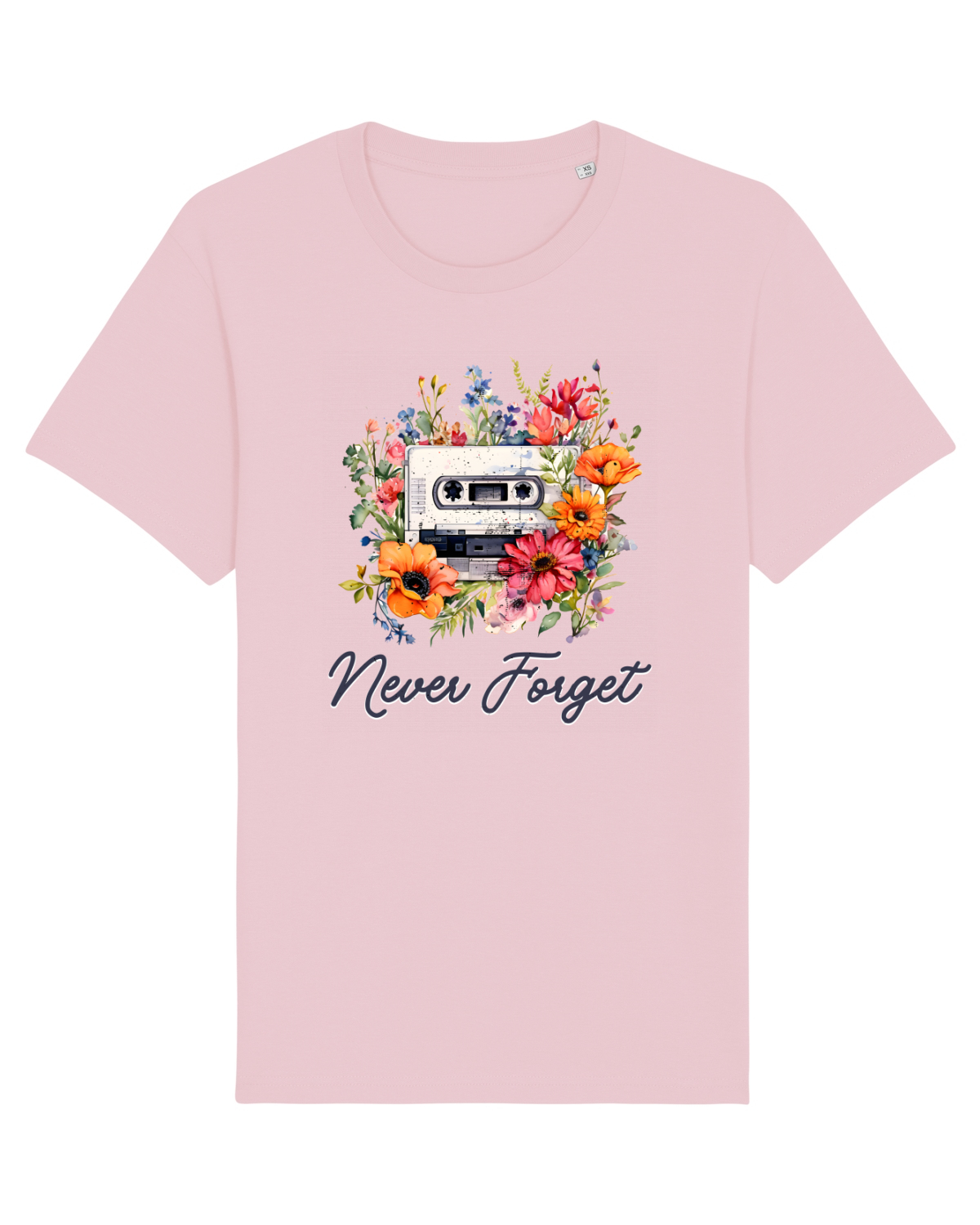 Tricou mânecă scurtă Unisex Rocker Cotton Pink