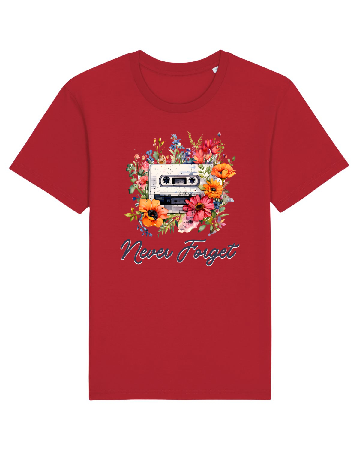 Tricou mânecă scurtă Unisex Rocker Red
