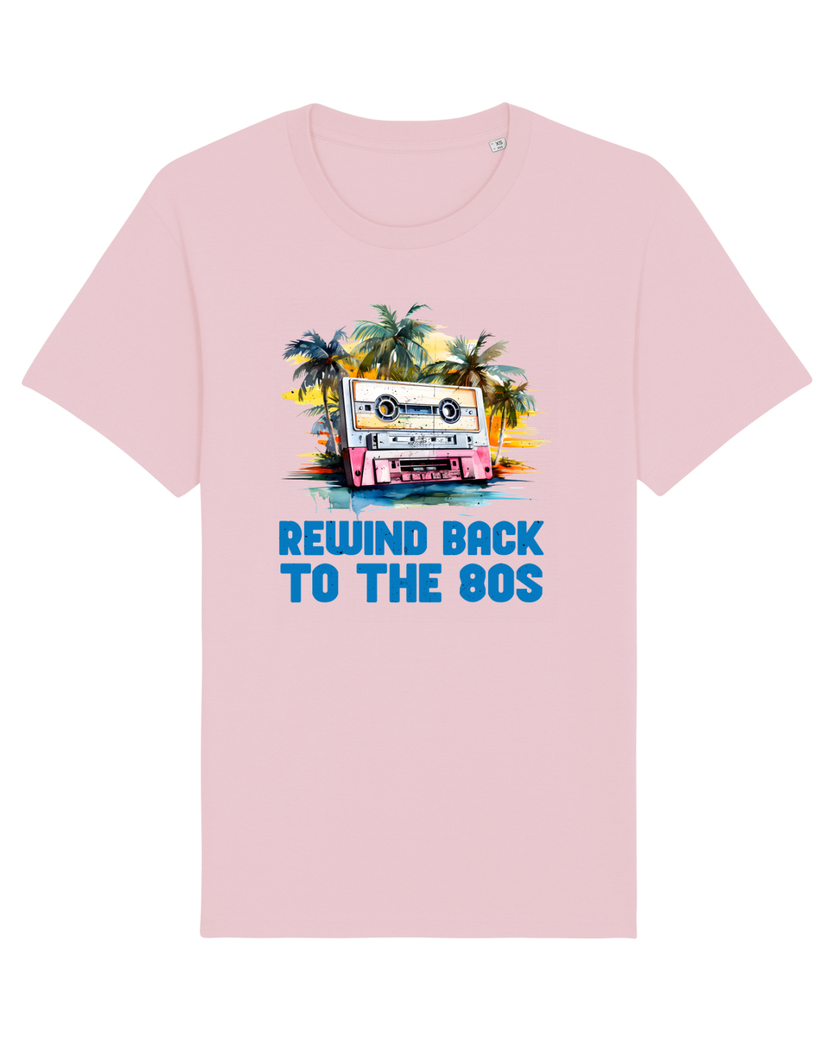 Tricou mânecă scurtă Unisex Rocker Cotton Pink