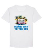 in stil retro chic - Rewind back to the 80s Tricou mânecă scurtă guler larg Bărbat Skater