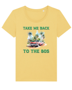 in stil retro chic - Take me back to the 80s Tricou mânecă scurtă guler larg fitted Damă Expresser