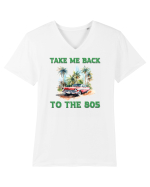 in stil retro chic - Take me back to the 80s Tricou mânecă scurtă guler V Bărbat Presenter