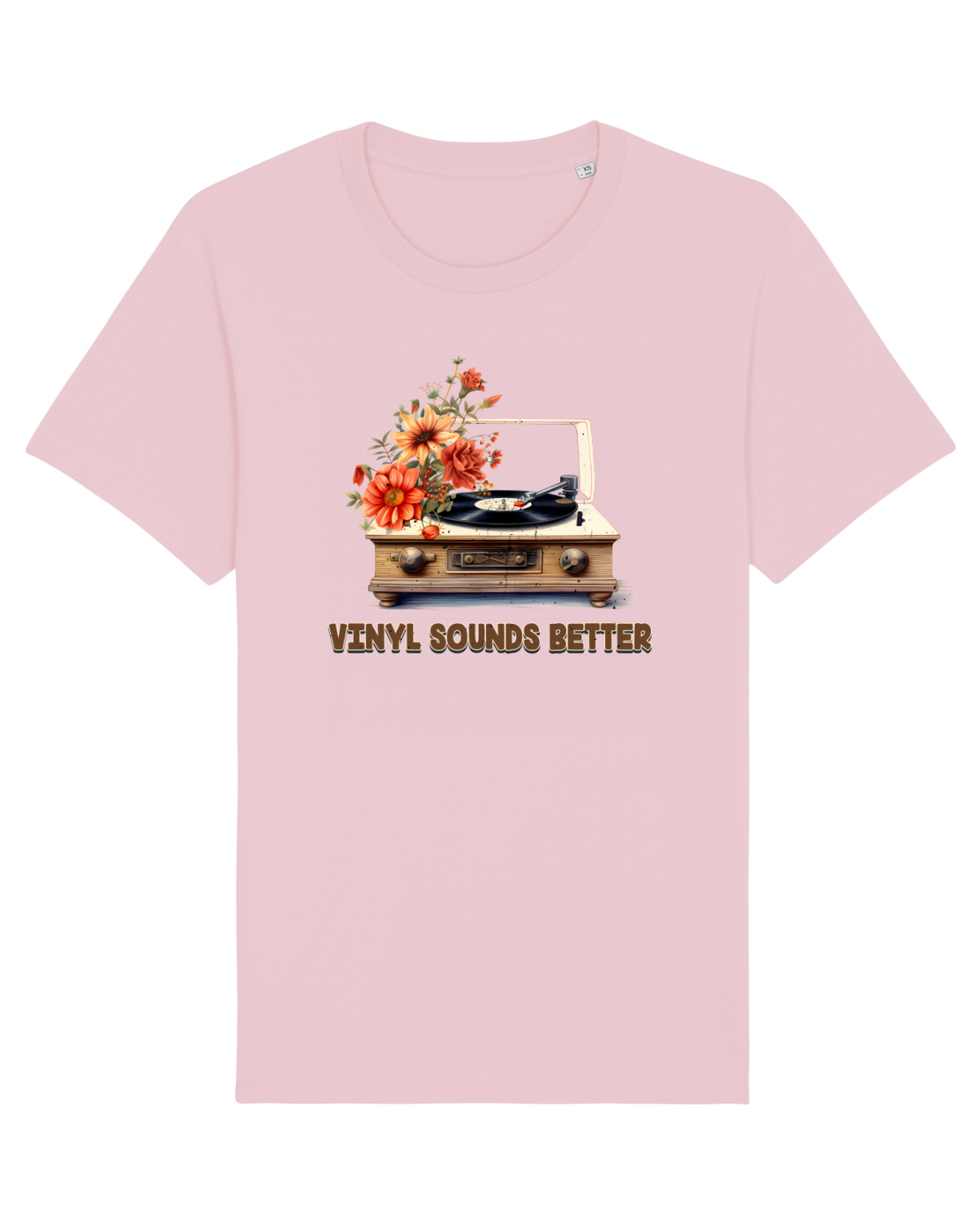 Tricou mânecă scurtă Unisex Rocker Cotton Pink