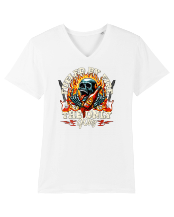 Skeleton Rocker pentru iubitorii de mâncare picantă White