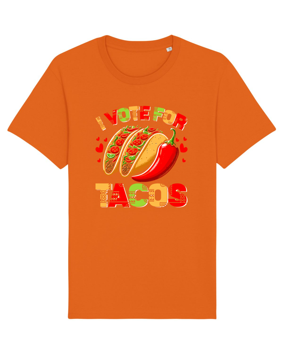Tricou mânecă scurtă Unisex Rocker Bright Orange