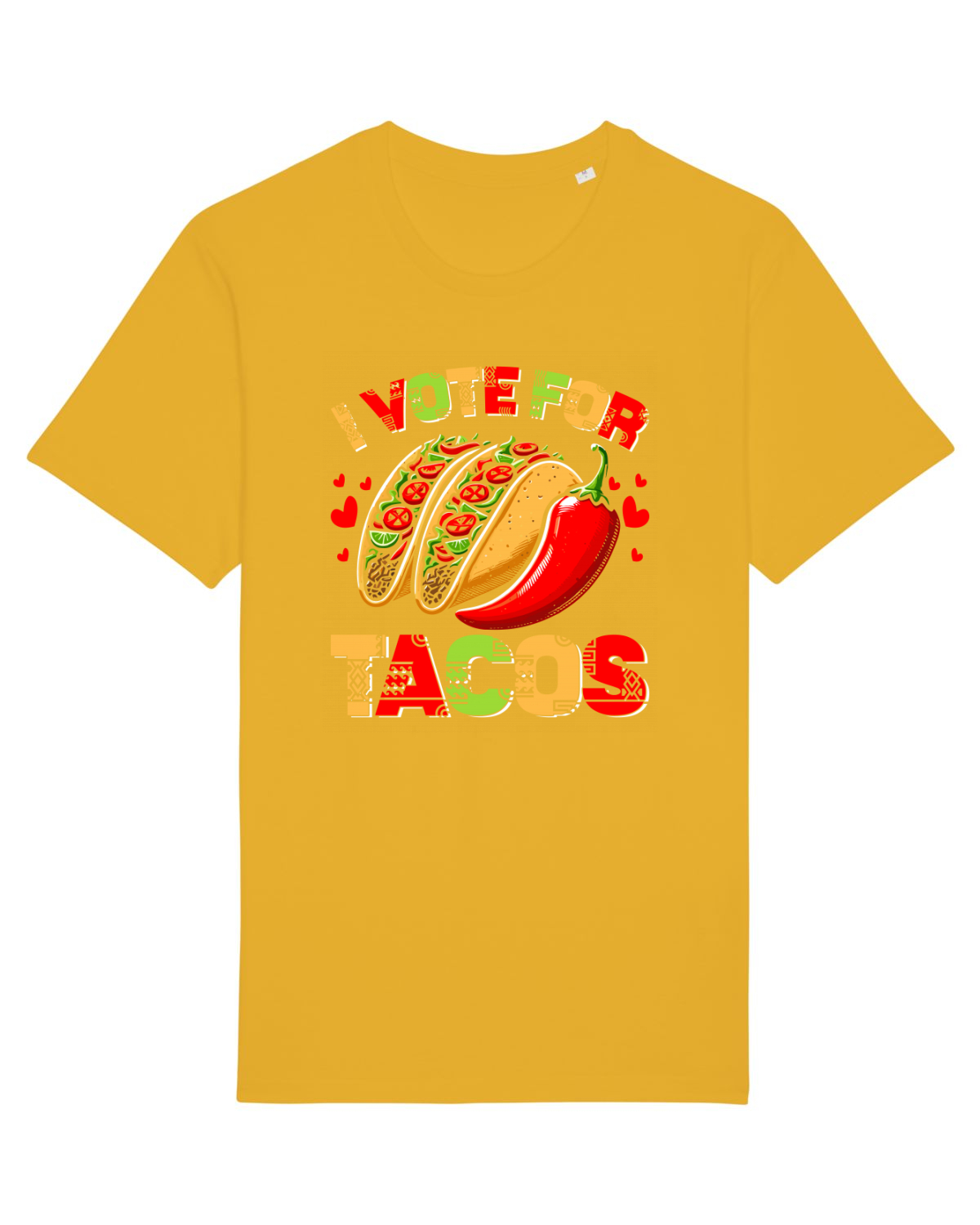 Tricou mânecă scurtă Unisex Rocker Spectra Yellow