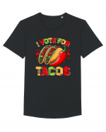 I vote for tacos Tricou mânecă scurtă guler larg Bărbat Skater