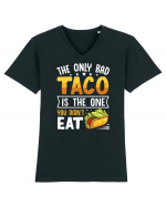 The only bad taco is the one you didn't eat Tricou mânecă scurtă guler V Bărbat Presenter