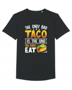 The only bad taco is the one you didn't eat Tricou mânecă scurtă guler larg Bărbat Skater
