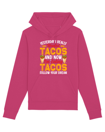 Yesterday I really wanted tacos and now I'm eating tacos follow your dream Raspberry