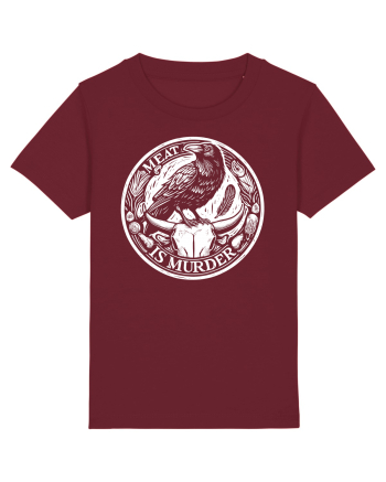 Meat is murder Burgundy