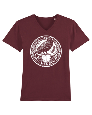 Meat is murder Burgundy