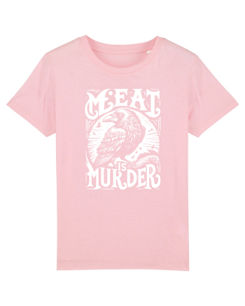 Meat is murder Cotton Pink