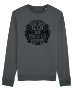 Meat is murder Bluză mânecă lungă Unisex Rise