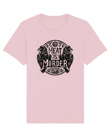 Meat is murder Cotton Pink