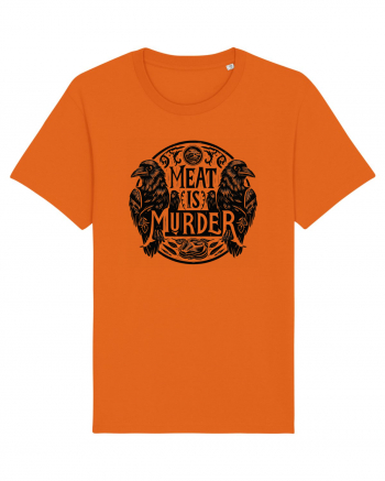 Meat is murder Bright Orange