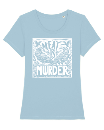 Meat is murder Sky Blue