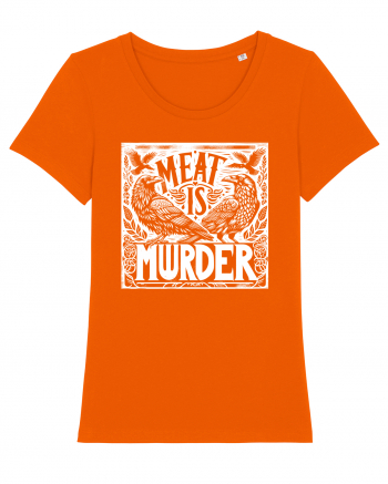 Meat is murder Bright Orange