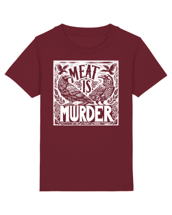 Meat is murder Burgundy