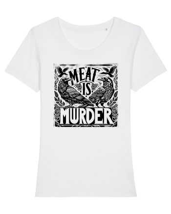 Meat is murder White