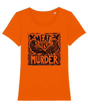 Meat is murder Bright Orange
