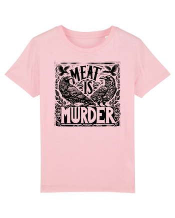 Meat is murder Cotton Pink