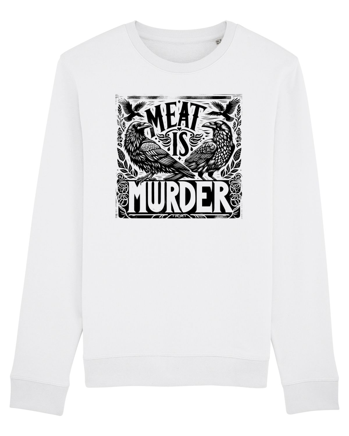 Bluză mânecă lungă Unisex Rise White