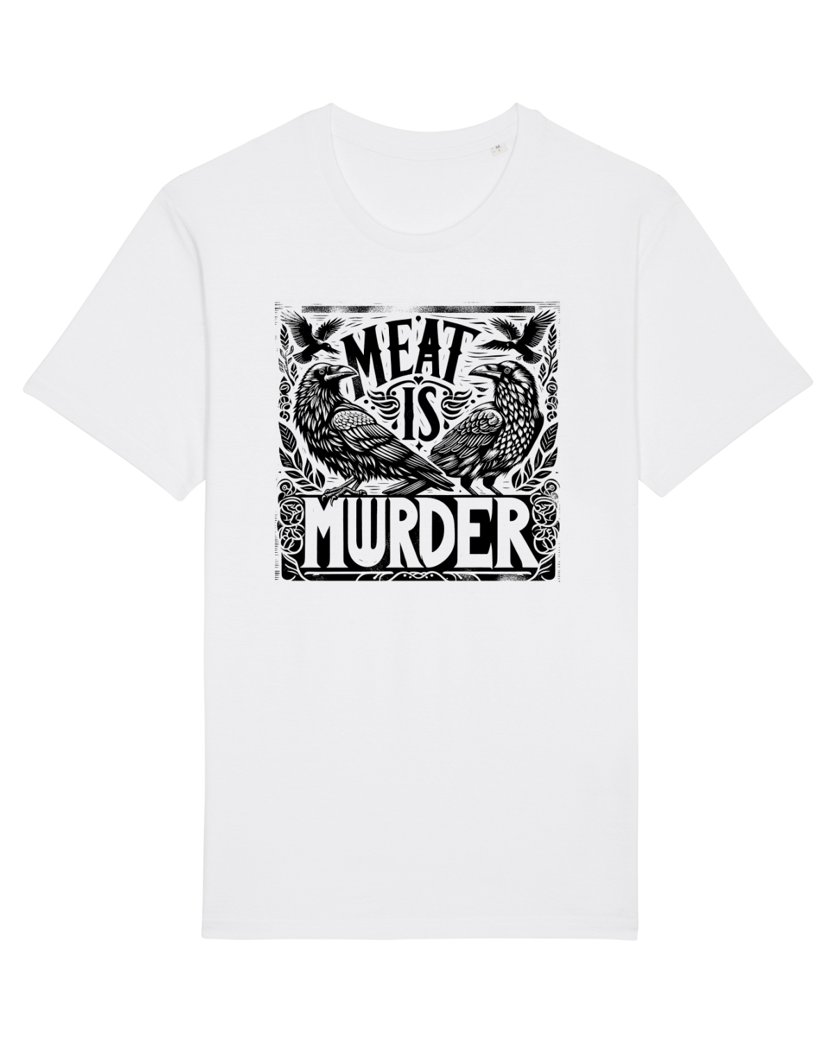 Tricou mânecă scurtă Unisex Rocker White