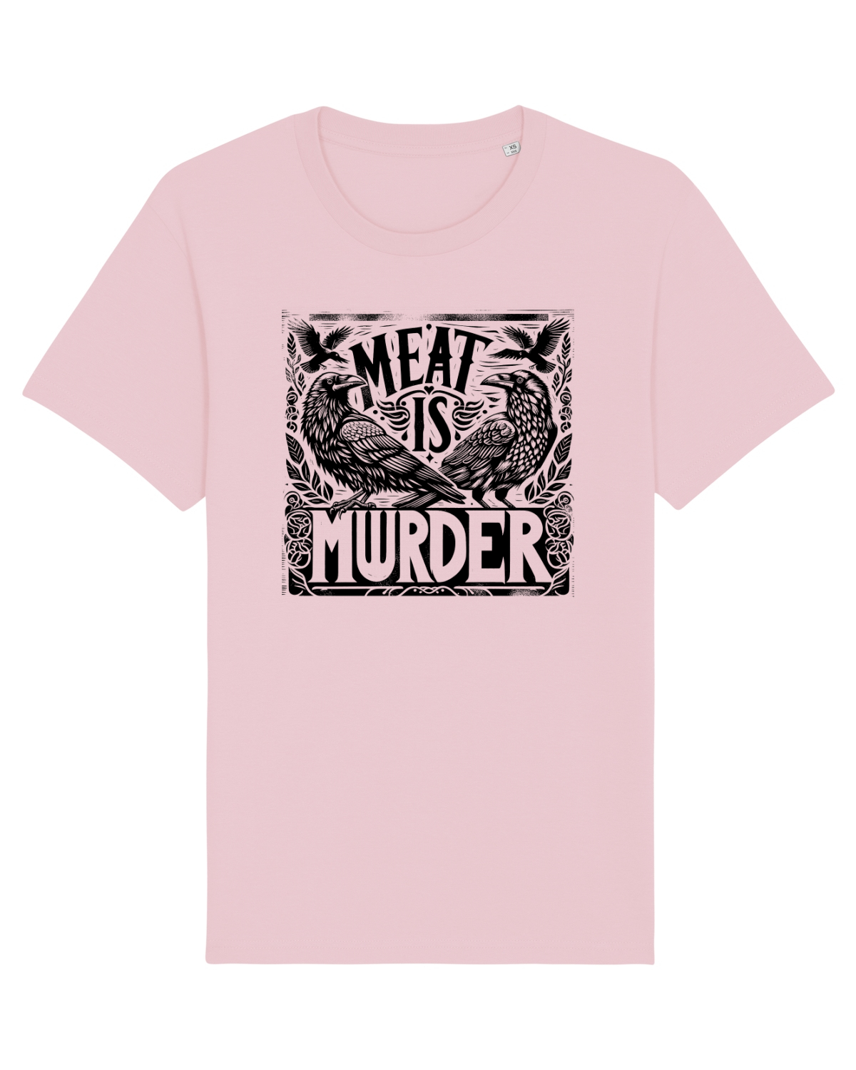 Tricou mânecă scurtă Unisex Rocker Cotton Pink